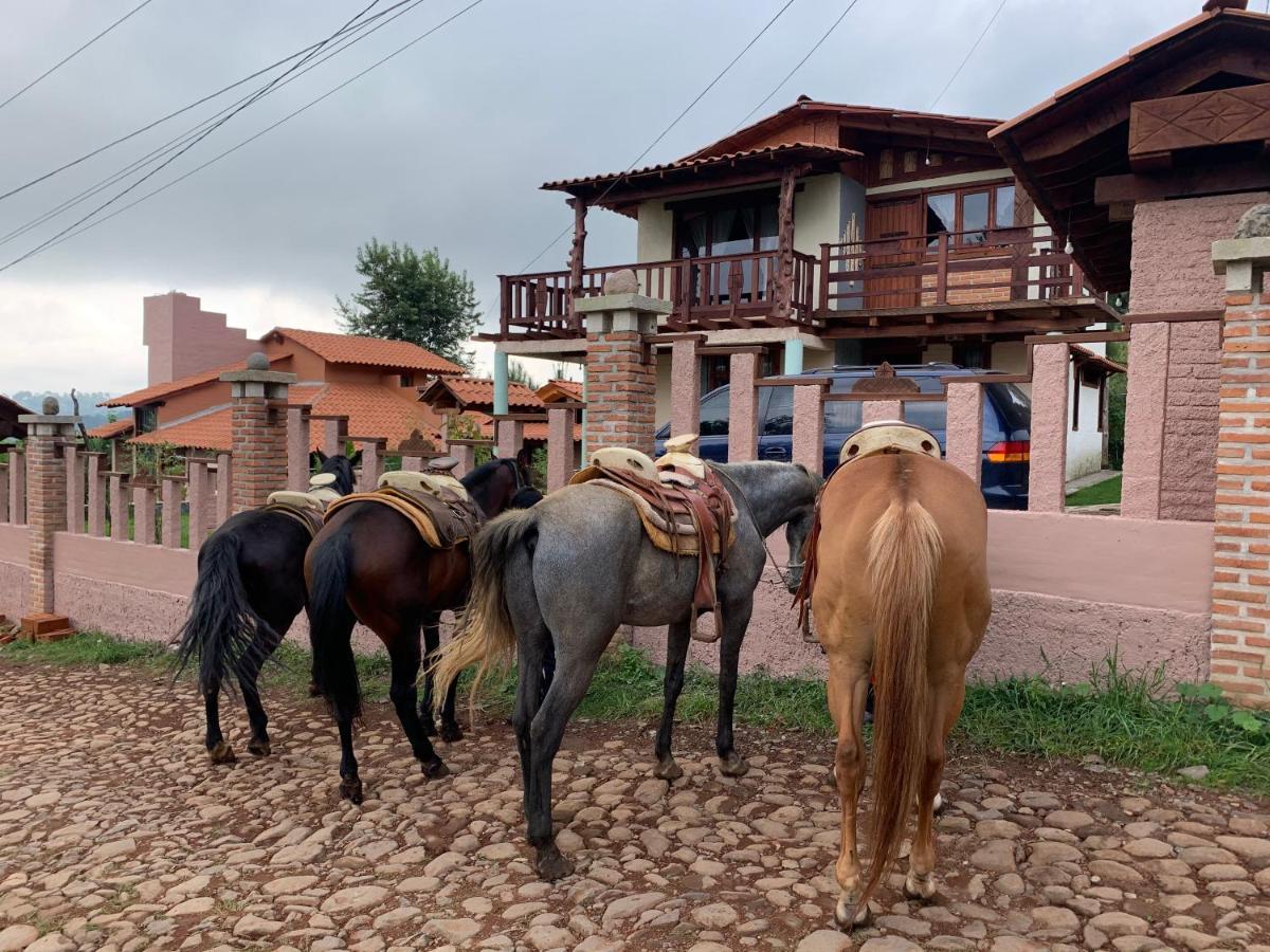 Cabana Amanecer Mazamitla Bagian luar foto
